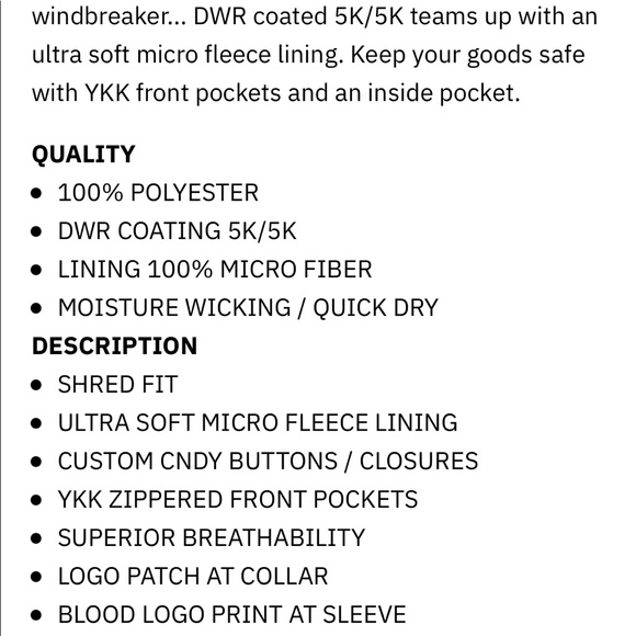 CG habitats windbreaker - Picture 6 of 7